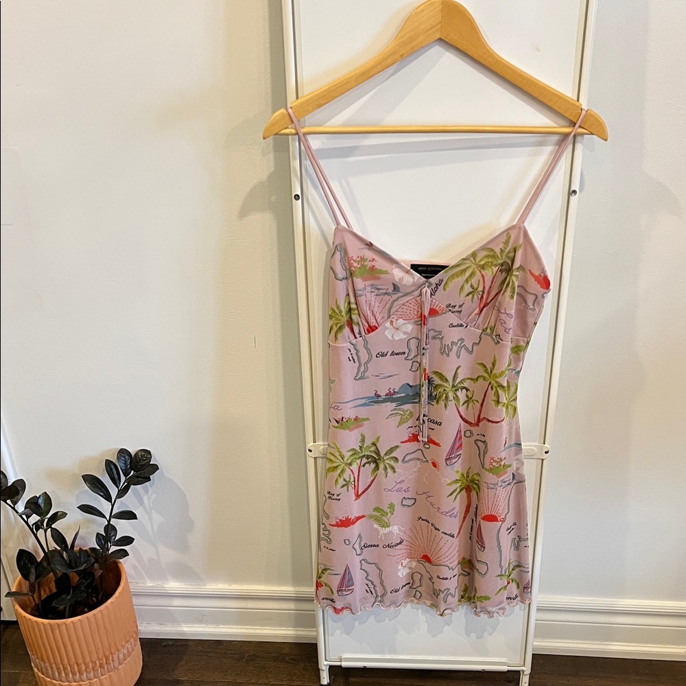 Urban Outfitters Pink Elodie Mini Dress